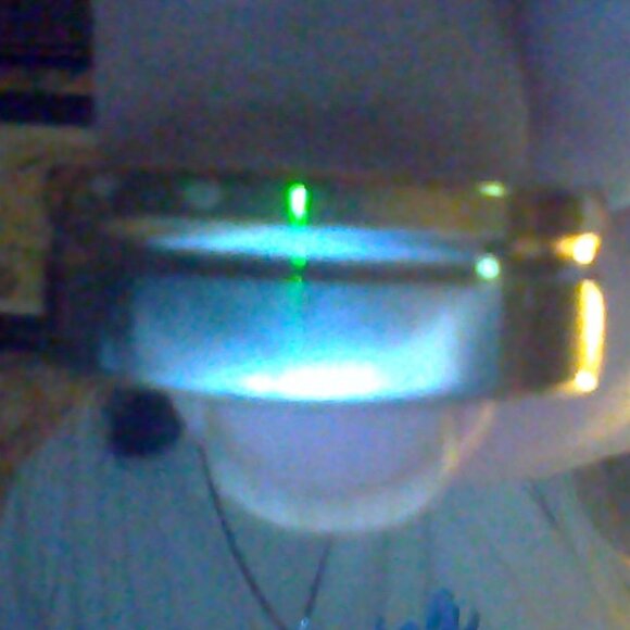 mens size 11 st. steel and gold plated ring - Picture 1 of 1